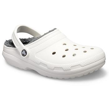 Crocs Classic Lined Clog Biele - Damske Dreváky